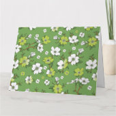 Blumenmuster 6 karte (Rückseite)