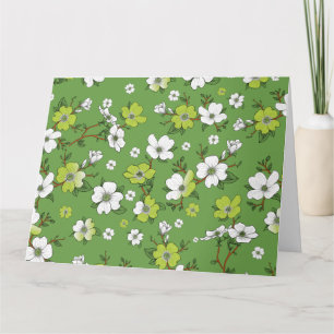 Blumenmuster 6 karte