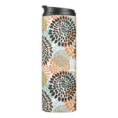 Blumenmuster 6 thermosbecher (Nach rechts gedreht)