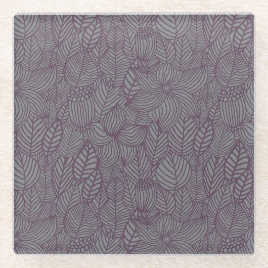 Blumenmuster 7 glasuntersetzer (Vorderseite)