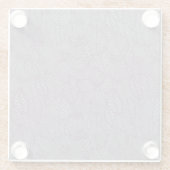 Blumenmuster 7 glasuntersetzer (Rückseite)