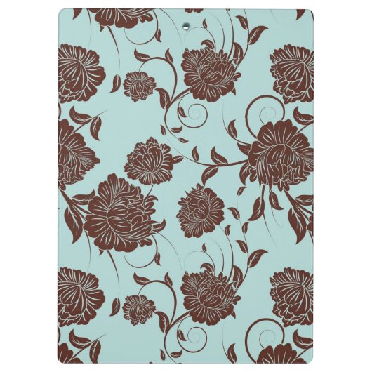 Blumenmuster 7 klemmbrett (Rückseite)