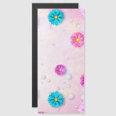 Blumenmuster 7 magneteinladung (Vorne/Hinten)
