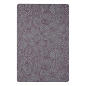 Blumenmuster 7 mini klemmbrett (Rückseite)