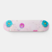 Blumenmuster 7 skateboard (Horizontal)
