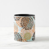 Blumenmuster 7 tasse (Zentrum)