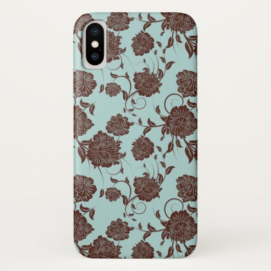 Blumenmuster 8 Case-Mate iPhone hülle (Rückseite)