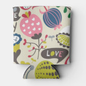 Blumenmuster 8 dosenkühler (Vorderseite)