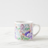 Blumenmuster 8 espressotasse (Rechts)