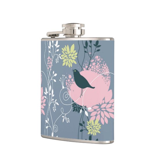 Blumenmuster 8 flachmann (Links)