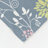 Blumenmuster 8 fleecedecke (Ecke)