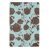 Blumenmuster 8 mini klemmbrett (Rückseite)