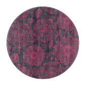 Blumenmuster 8 schneidebrett (Vorderseite)