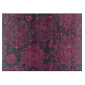 Blumenmuster 8 schneidebrett (Vorderseite)