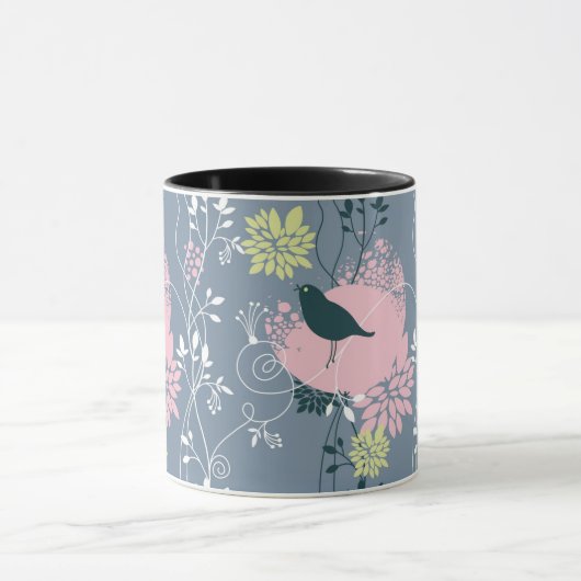 Blumenmuster 8 tasse (Zentrum)