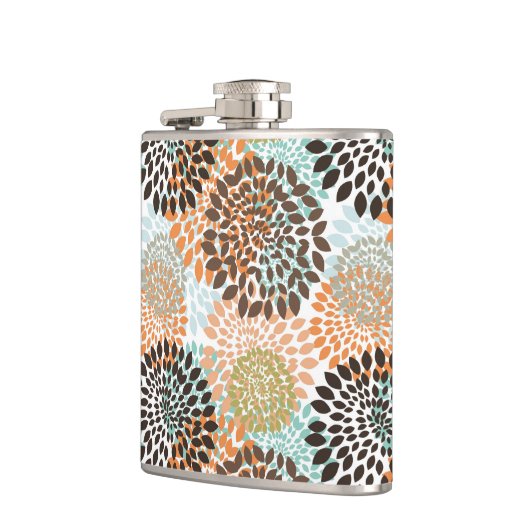 Blumenmuster 9 flachmann (Links)