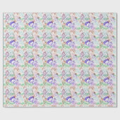 Blumenmuster 9 geschenkpapier (Flach)