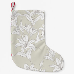 Blumenmuster 9 kleiner weihnachtsstrumpf