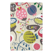 Blumenmuster 9 mini klemmbrett (Rückseite)