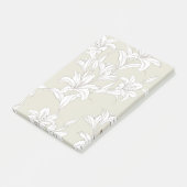 Blumenmuster 9 post-it klebezettel (angewinkelt)