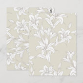 Blumenmuster 9 postkarte (Vorne/Hinten)