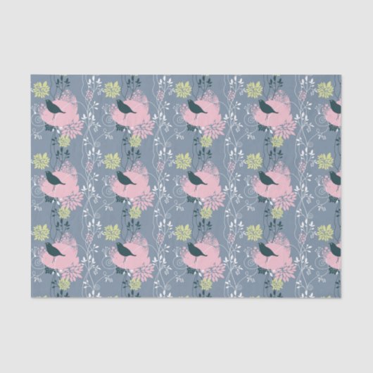 Blumenmuster 9 seidenpapier (Vorderseite)