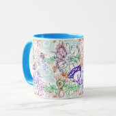 Blumenmuster 9 tasse (Vorderseite Links)
