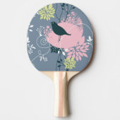 Blumenmuster 9 tischtennis schläger (Vorderseite)