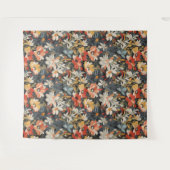 Blumenmuster 9 Wandteppich (Vorderseite (Horizontal))