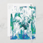 Blumenmuster Abstrakt 12 Karten (Vorne/Hinten)