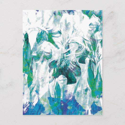 Blumenmuster Abstrakt 12 Karten (Vorderseite)