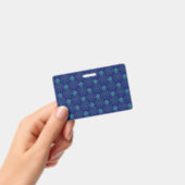 Blumenmuster-Abzeichen Ausweis (Handheld)