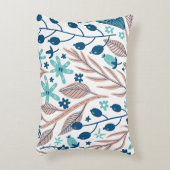 Blumenmuster Akzent Pillow Dekokissen (Vorderseite(Vertikal))