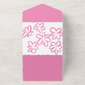 Blumenmuster All In One Einladung (Außenbereich)