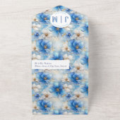 Blumenmuster All In One Einladung (Außenbereich)