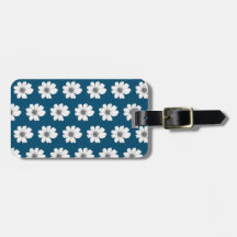 Blumenmuster aquamarin blau