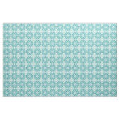 Blumenmuster, Aquamarin blau Stoff (Yard (91,4 cm))