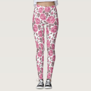 Blumenmuster. Aquarellfarben /52 Leggings