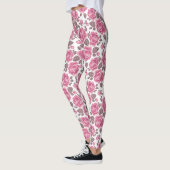 Blumenmuster. Aquarellfarben /52 Leggings (Links)