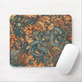Blumenmuster Art Print - Naturdekor Mousepad (Mit Mouse)
