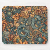 Blumenmuster Art Print - Naturdekor Mousepad (Vorne)