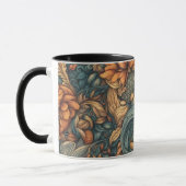 Blumenmuster Art Print - Naturdekor Tasse (Links)