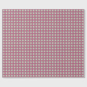 Blumenmuster auf einer Blume Geschenkpapier (Flach)