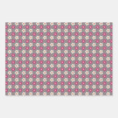 Blumenmuster auf einer Blume Geschenkpapier Set (Vorderseite 3)