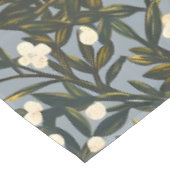 Blumenmuster auf staubgrauem Hintergrund Tischdecke (Schrägansicht)