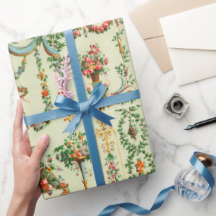 Blumenmuster aus dem 18. Jahrhundert  Geschenkpapier