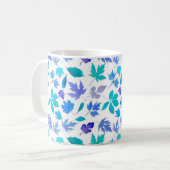 Blumenmuster aus dem Herbstleaf-Design-36566 Kaffeetasse (Vorderseite Links)