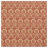 Blumenmuster aus dem mittelalterlichen 15. Jahrhun Stoff (Muster)