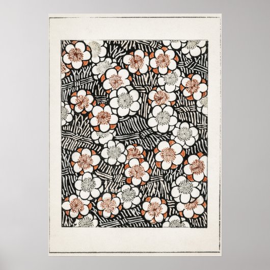 Blumenmuster aus Shin Bijutsukai Poster (Vorne)