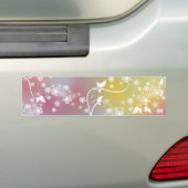 Blumenmuster Autoaufkleber (Auf Auto)